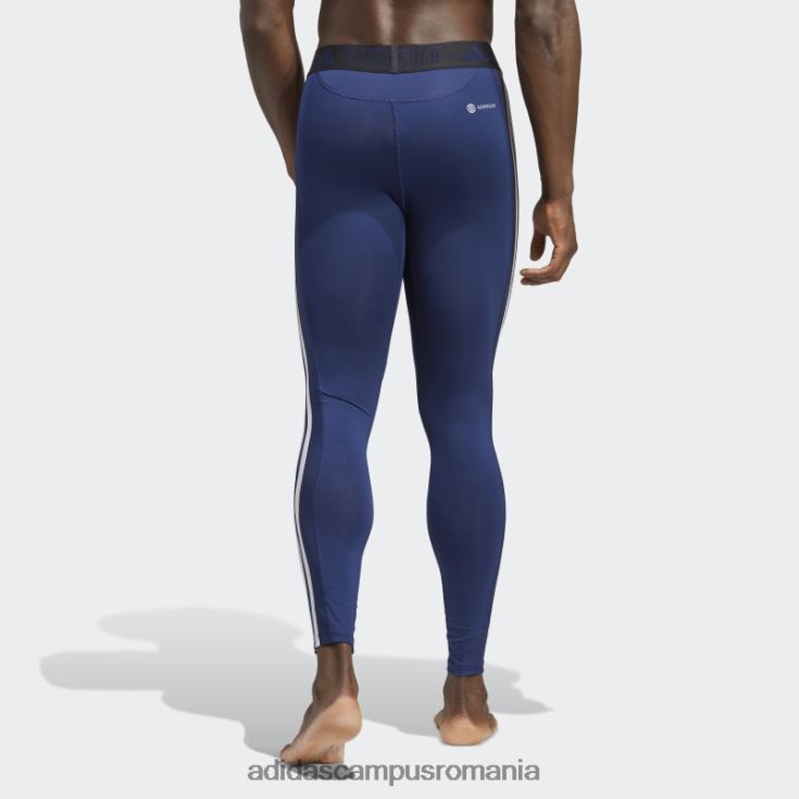 adidas campus romania Colanti lungi de antrenament techfit 3-stripes albastru inchis bărbați albastru inchis J266N213388