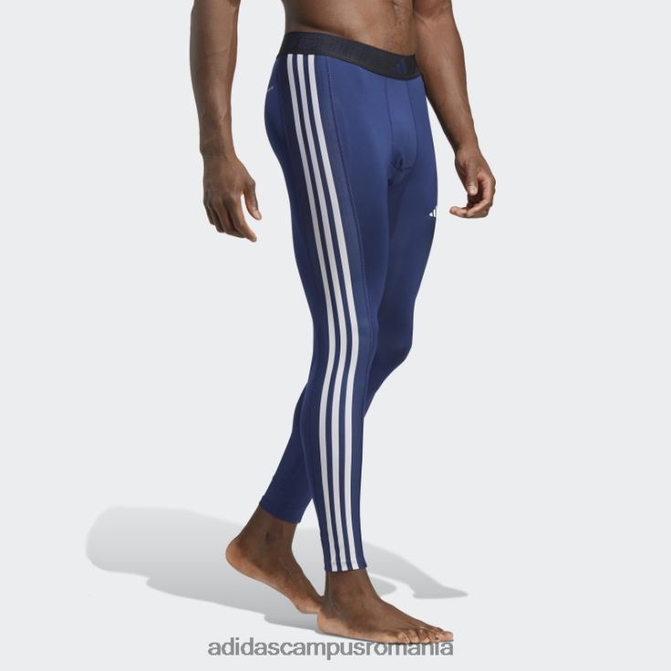 adidas campus romania Colanti lungi de antrenament techfit 3-stripes albastru inchis bărbați albastru inchis J266N213388