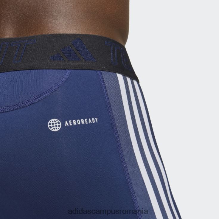 adidas campus romania Colanti lungi de antrenament techfit 3-stripes albastru inchis bărbați albastru inchis J266N213388
