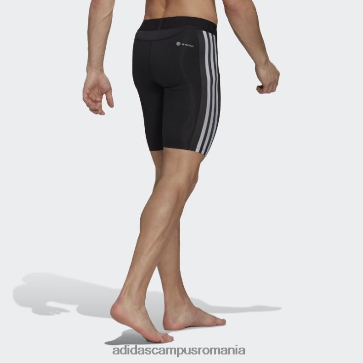 adidas campus romania Colanti scurti de antrenament techfit 3-stripes negru bărbați negru J266N25540