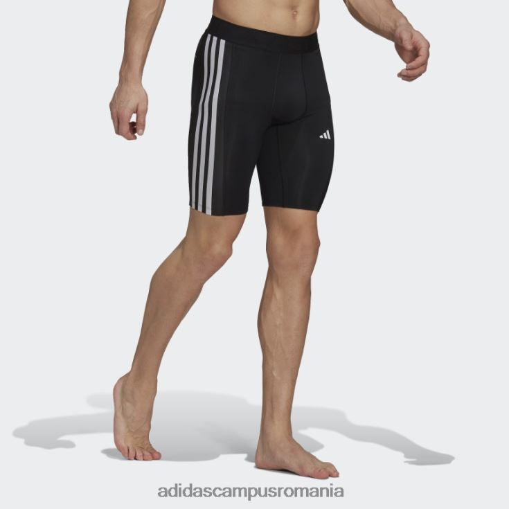 adidas campus romania Colanti scurti de antrenament techfit 3-stripes negru bărbați negru J266N25540