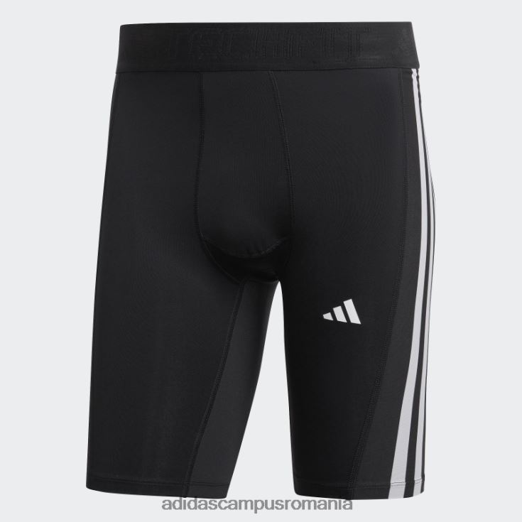 adidas campus romania Colanti scurti de antrenament techfit 3-stripes negru bărbați negru J266N25540