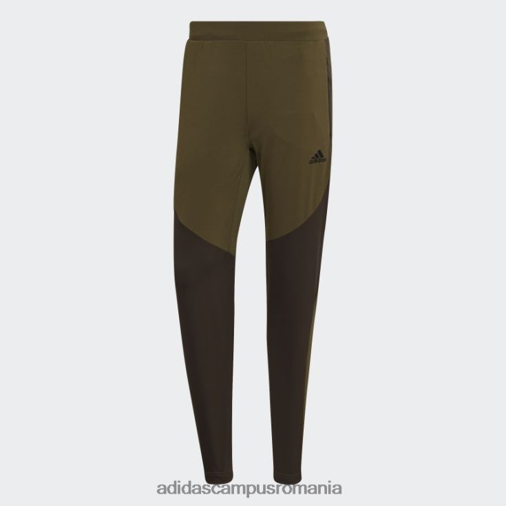 adidas campus romania Joggeri de antrenament yoga olive bărbați măsline J266N214594