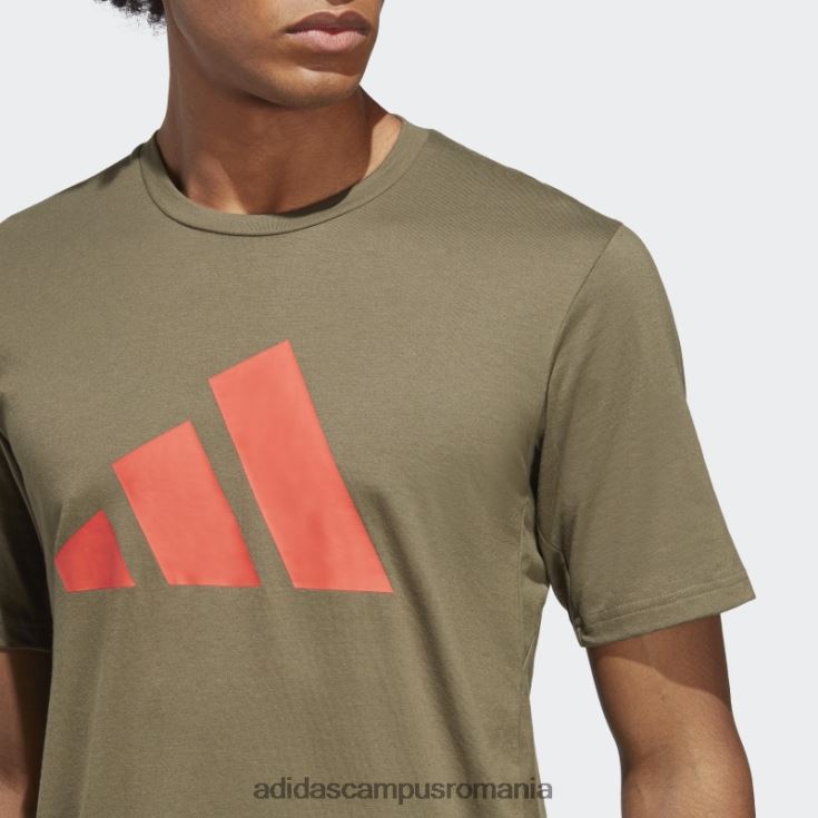 adidas campus romania Olive Train essentials feelready logo tricou adidas bărbați măsliniu/roșu J266N25841