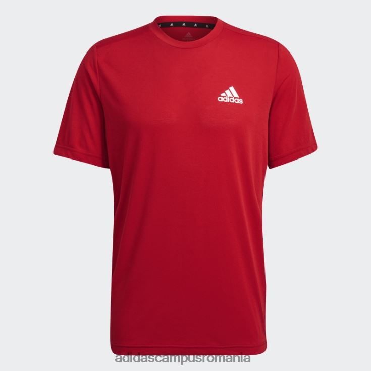 adidas campus romania Scarlet aeroready, conceput pentru a se mișca, tricou sport feelready bărbați stacojiu/alb J266N21703