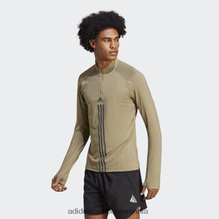 adidas campus romania Top cu mânecă lungă cu fermoar 1/4 verde orbita bărbați orbita verde J266N26983