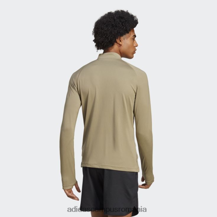 adidas campus romania Top cu mânecă lungă cu fermoar 1/4 verde orbita bărbați orbita verde J266N26983
