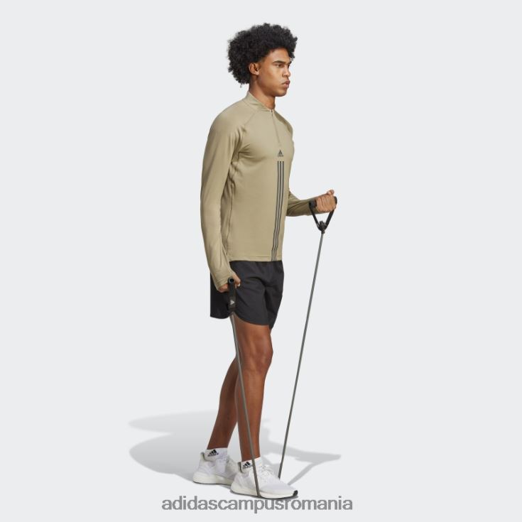 adidas campus romania Top cu mânecă lungă cu fermoar 1/4 verde orbita bărbați orbita verde J266N26983