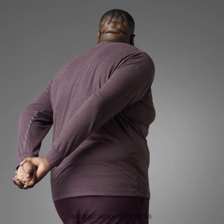 adidas campus romania Top cu mânecă lungă de yoga de echilibru autentic maro adidas bărbați maro J266N214898