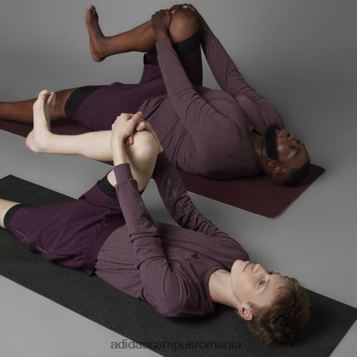 adidas campus romania Top cu mânecă lungă de yoga de echilibru autentic maro adidas bărbați maro J266N214898