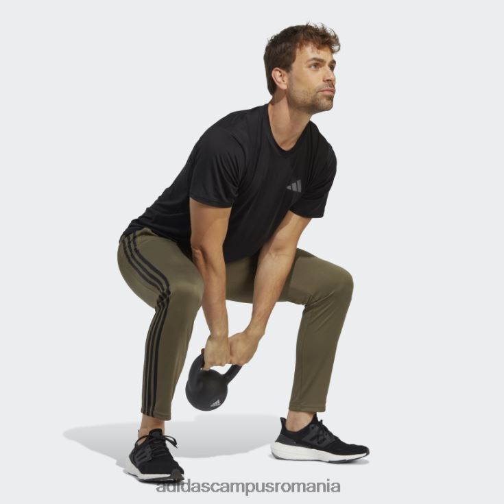 adidas campus romania Train essentials pantaloni de jogging de antrenament cu 3 dungi olive adidas bărbați măsliniu/negru J266N213242
