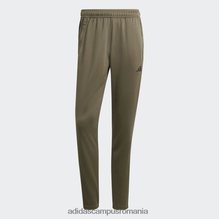 adidas campus romania Train essentials pantaloni de jogging de antrenament cu 3 dungi olive adidas bărbați măsliniu/negru J266N213242