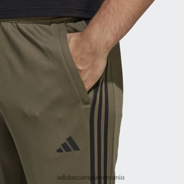 adidas campus romania Train essentials pantaloni de jogging de antrenament cu 3 dungi olive adidas bărbați măsliniu/negru J266N213242