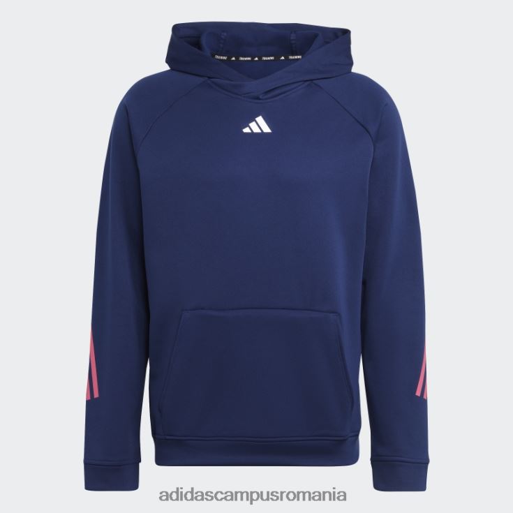 adidas campus romania Tren icons 3 dungi hanorac albastru închis bărbați albastru inchis J266N25377