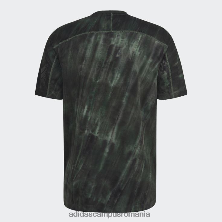 adidas campus romania Tricou cu vopsea spray pentru antrenament cu oxid verde bărbați oxid verde/verde/negru J266N27073