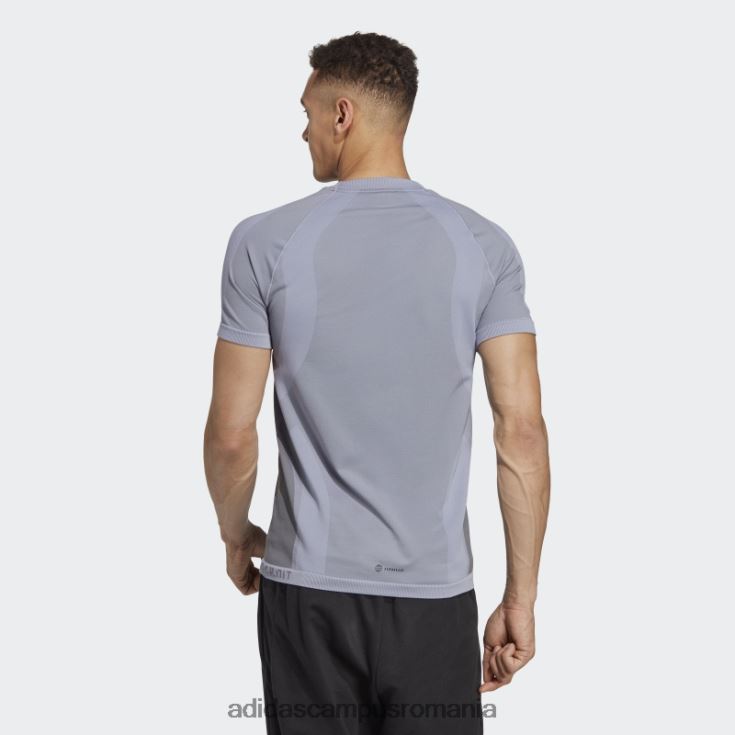 adidas campus romania Tricou pentru antrenament primeknit yoga fără cusături fashion violet argintiu bărbați violet argintiu/gri J266N25135