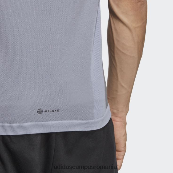 adidas campus romania Tricou pentru antrenament primeknit yoga fără cusături fashion violet argintiu bărbați violet argintiu/gri J266N25135