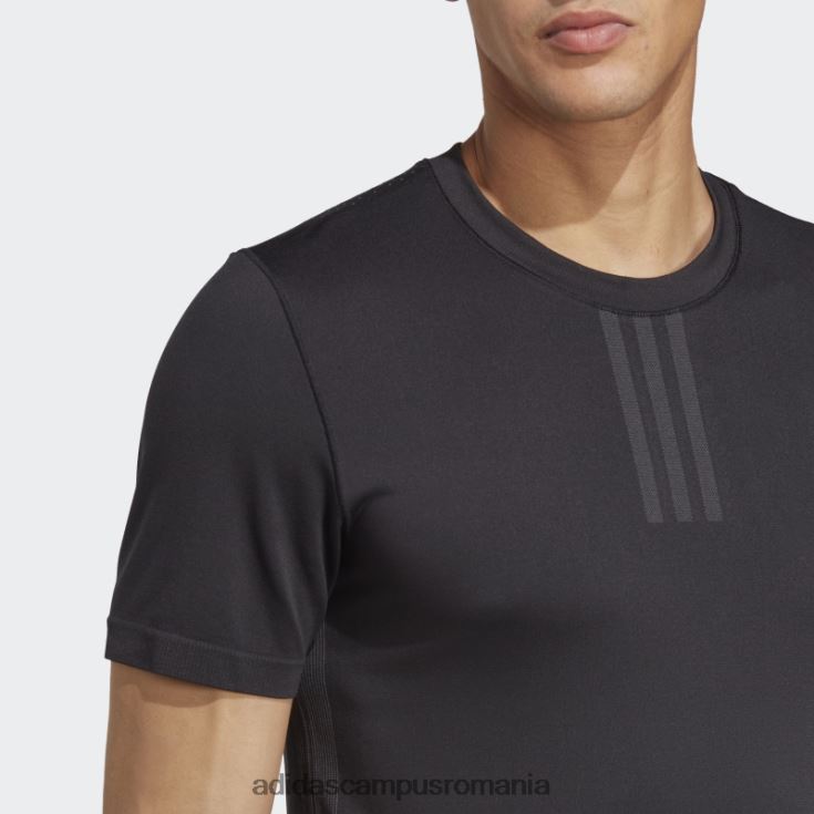 adidas campus romania aeroknit yoga base tricou de antrenament negru adidas bărbați negru/carbon J266N214004