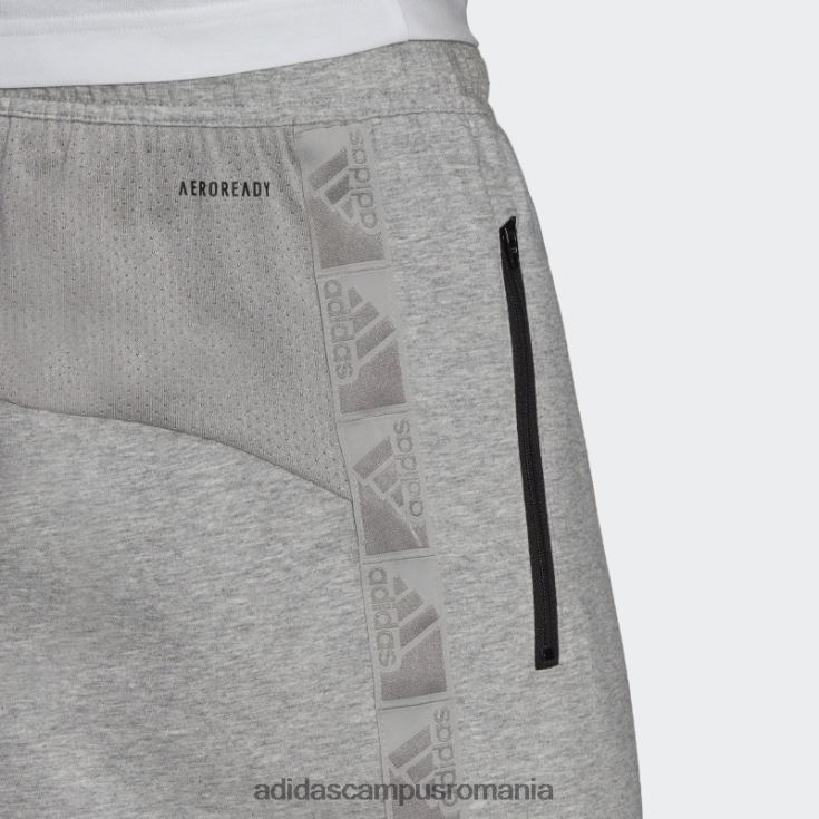 adidas campus romania aeroready conceput pentru a muta sport motion logo pantaloni scurți gri mediu adidas bărbați gri mediu/negru J266N26522