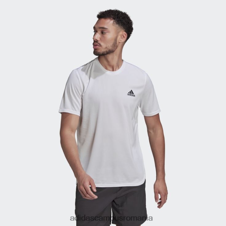 adidas campus romania aeroready conceput pentru mișcare tee alb bărbați alb J266N25137