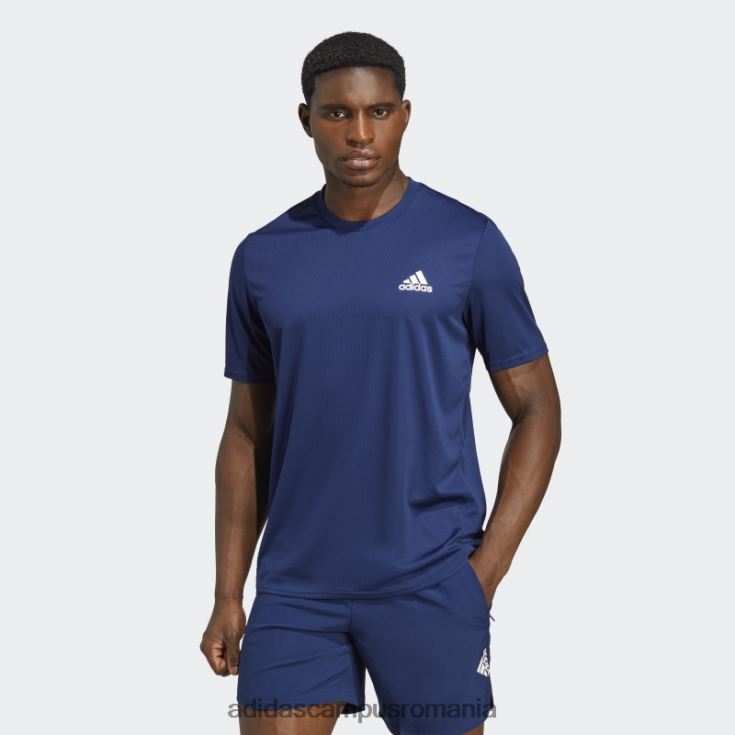 adidas campus romania aeroready conceput pentru mișcare tricou adidas albastru închis bărbați albastru închis/alb J266N213116