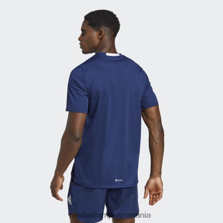 adidas campus romania aeroready conceput pentru mișcare tricou adidas albastru închis bărbați albastru închis/alb J266N213116