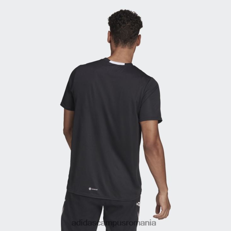 adidas campus romania aeroready conceput pentru mișcare tricou negru bărbați negru J266N24880