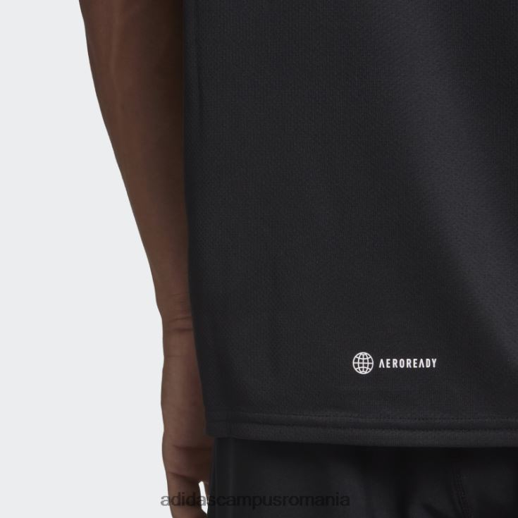adidas campus romania aeroready conceput pentru mișcare tricou negru bărbați negru J266N24880