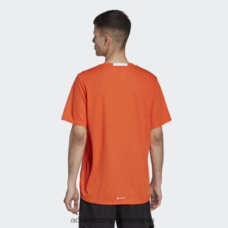 adidas campus romania aeroready conceput pentru mișcare tricou portocaliu adidas bărbați portocale J266N214952