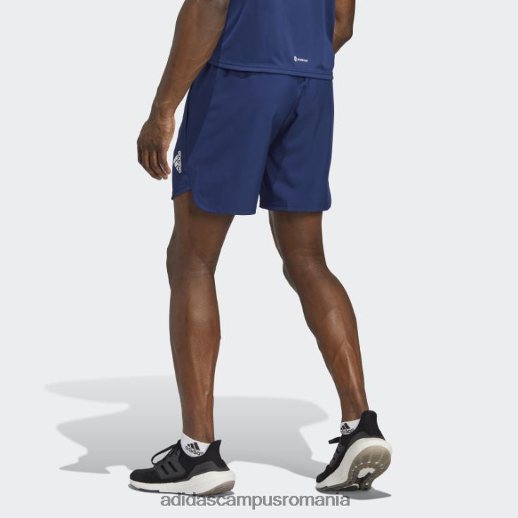adidas campus romania aeroready conceput pentru pantaloni scurți de mișcare albastru închis bărbați albastru închis/alb J266N25071