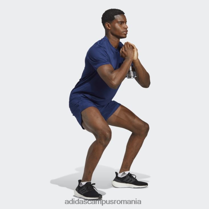 adidas campus romania aeroready conceput pentru pantaloni scurți de mișcare albastru închis bărbați albastru închis/alb J266N25071