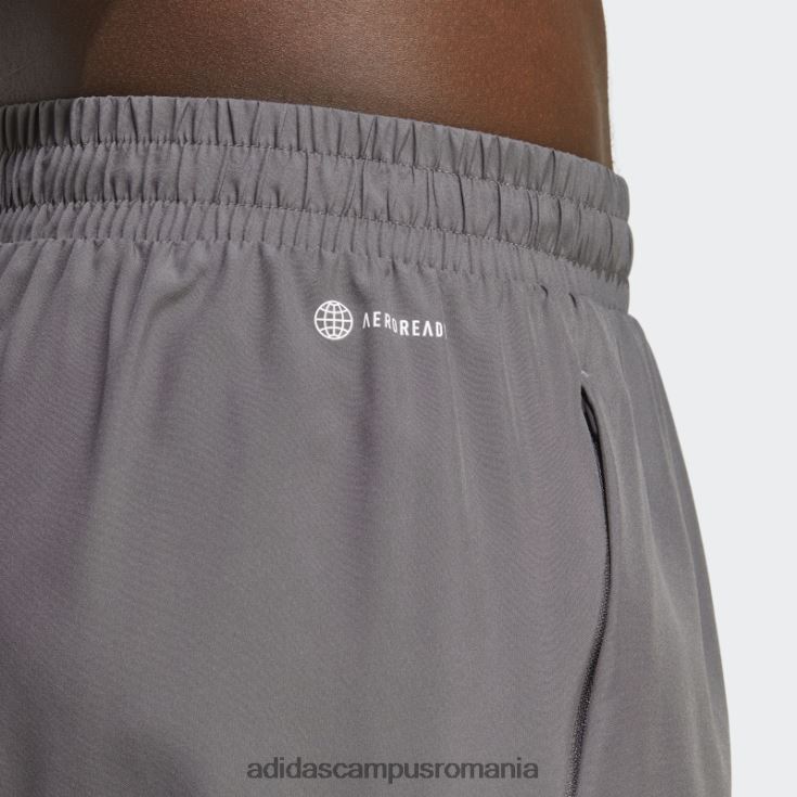adidas campus romania aeroready conceput pentru pantaloni scurți de mișcare gri bărbați gri/alb J266N21442