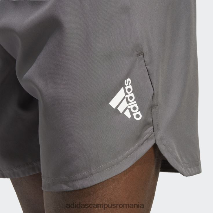 adidas campus romania aeroready gri conceput pentru pantaloni scurți de mișcare bărbați gri/alb J266N25045