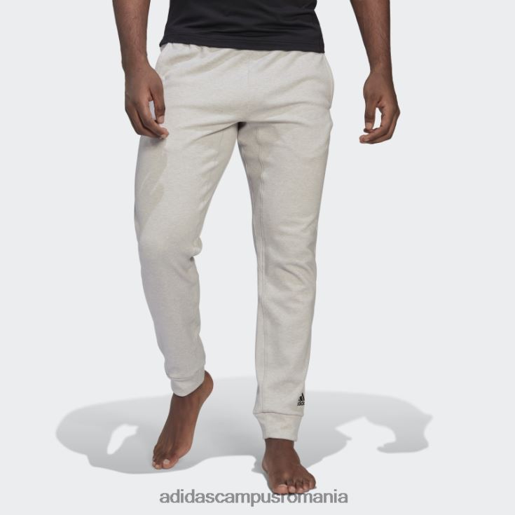 adidas campus romania aeroready pantaloni de antrenament fleece yoga cald 7/8 gri bărbați gri J266N27370