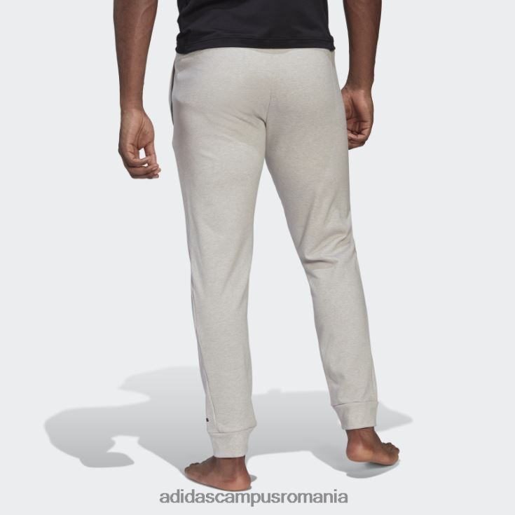 adidas campus romania aeroready pantaloni de antrenament fleece yoga cald 7/8 gri bărbați gri J266N27370