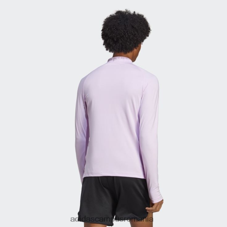 adidas campus romania alphastrength 1/4 fermoar top cu mânecă lungă liliac bărbați liliac J266N27351