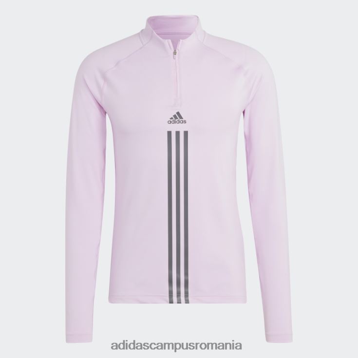 adidas campus romania alphastrength 1/4 fermoar top cu mânecă lungă liliac bărbați liliac J266N27351