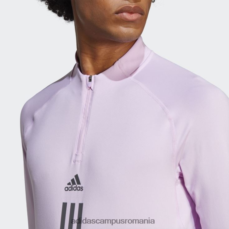 adidas campus romania alphastrength 1/4 fermoar top cu mânecă lungă liliac bărbați liliac J266N27351