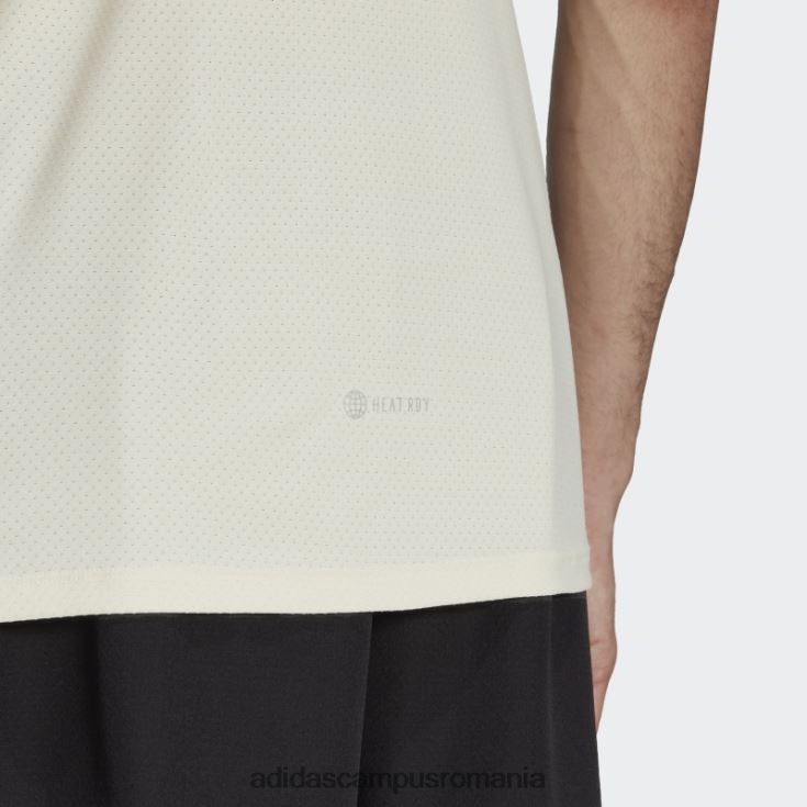 adidas campus romania aluminiu proiectat 4 antrenament heat.rdy hiit tricou bărbați aluminiu J266N214800