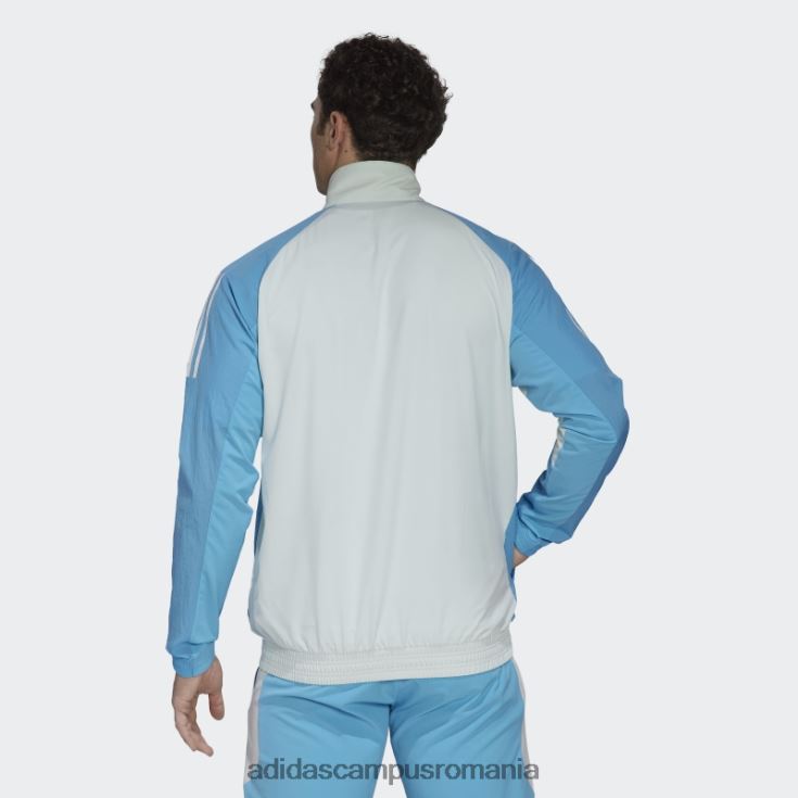 adidas campus romania antrenament cu fermoar sferturi top gheață mentă bărbați menta gheata/albastru cer J266N214647