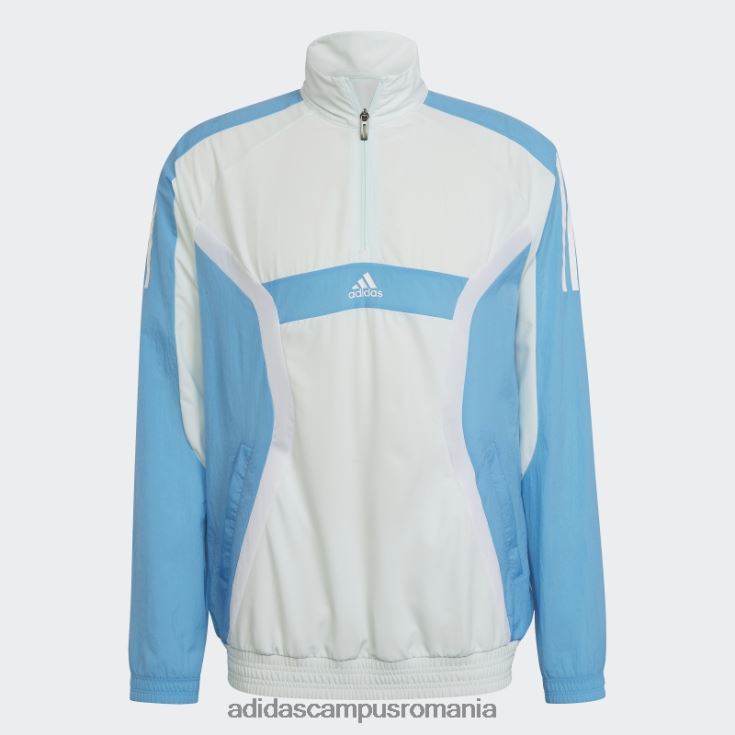 adidas campus romania antrenament cu fermoar sferturi top gheață mentă bărbați menta gheata/albastru cer J266N214647