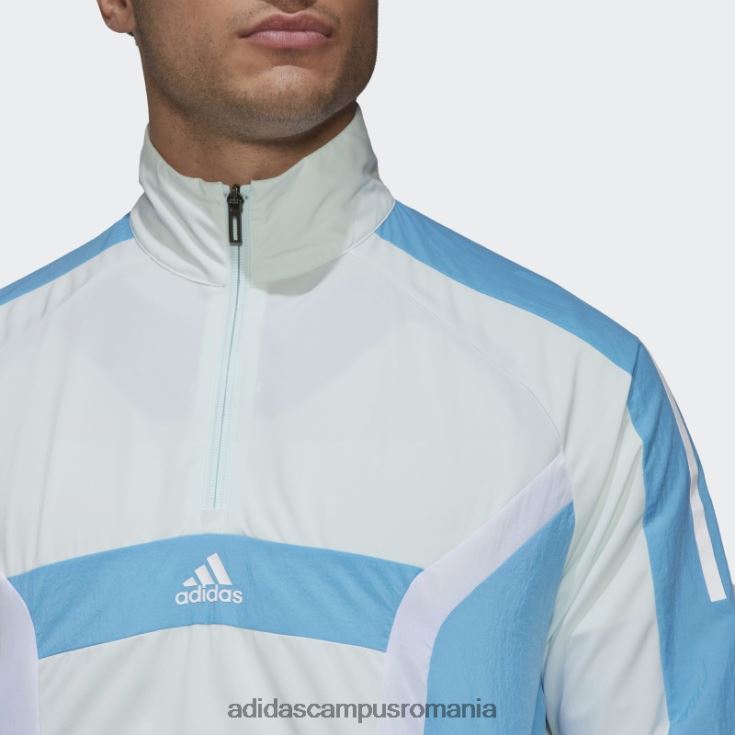 adidas campus romania antrenament cu fermoar sferturi top gheață mentă bărbați menta gheata/albastru cer J266N214647