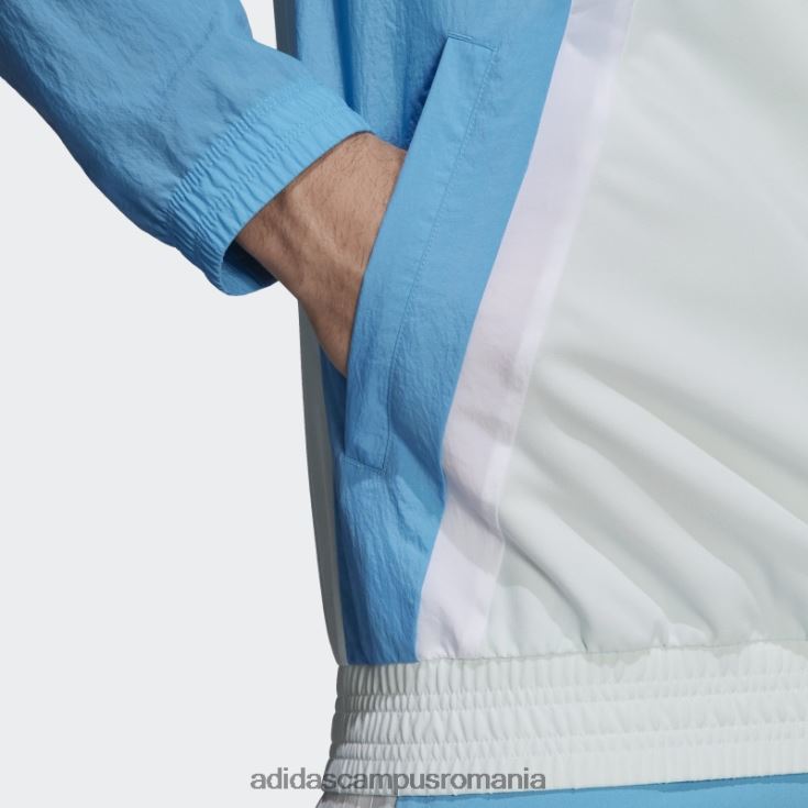 adidas campus romania antrenament cu fermoar sferturi top gheață mentă bărbați menta gheata/albastru cer J266N214647