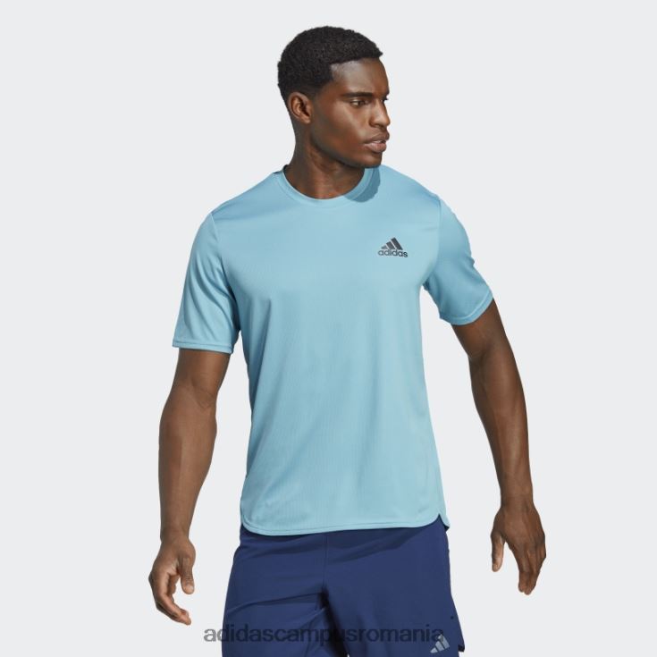 adidas campus romania blue aeroready conceput pentru tricou de mișcare bărbați albastru/negru J266N26232