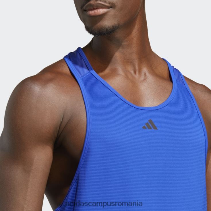 adidas campus romania căldură albastră.rdy hiit maiou de antrenament ridicat bărbați albastru J266N25392