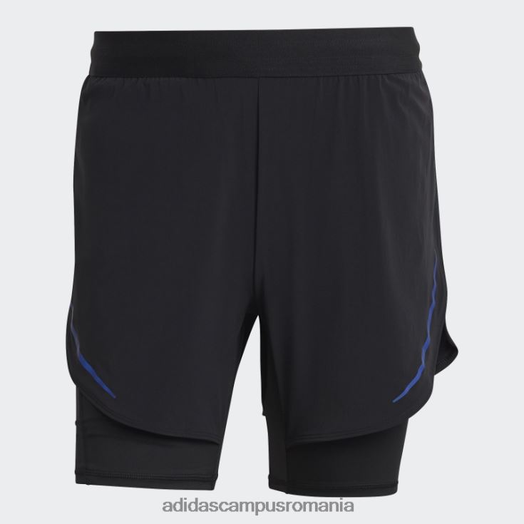 adidas campus romania căldură.rdy hiit pantaloni scurți de antrenament 2-în-1 negru bărbați negru J266N25018