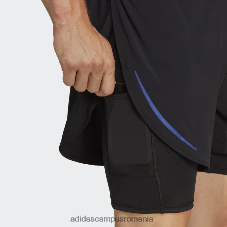 adidas campus romania căldură.rdy hiit pantaloni scurți de antrenament 2-în-1 negru bărbați negru J266N25018