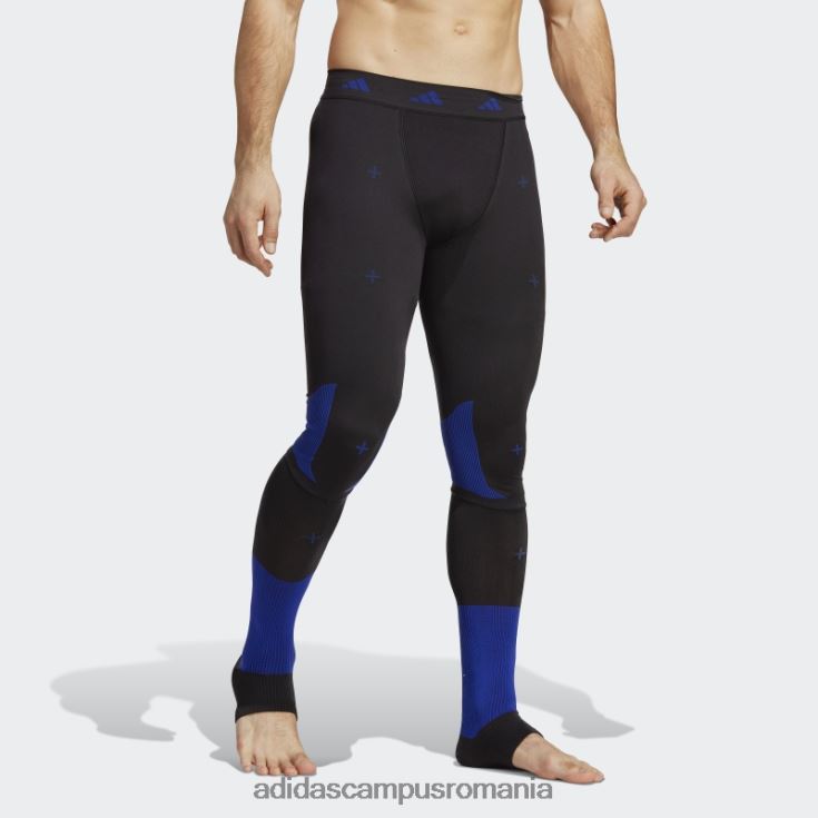adidas campus romania colanti negri de antrenament techfit recharge bărbați negru/albastru J266N25746