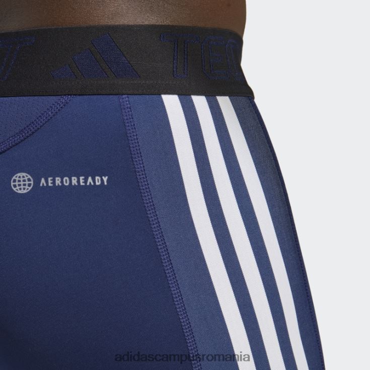 adidas campus romania colanti scurti de antrenament techfit albastru inchis cu 3 dungi adidas bărbați albastru inchis J266N213281