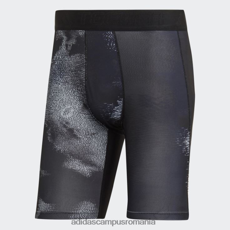 adidas campus romania colanti scurti de antrenament techfit allover print multicolor adidas bărbați multicolor/negru J266N214616